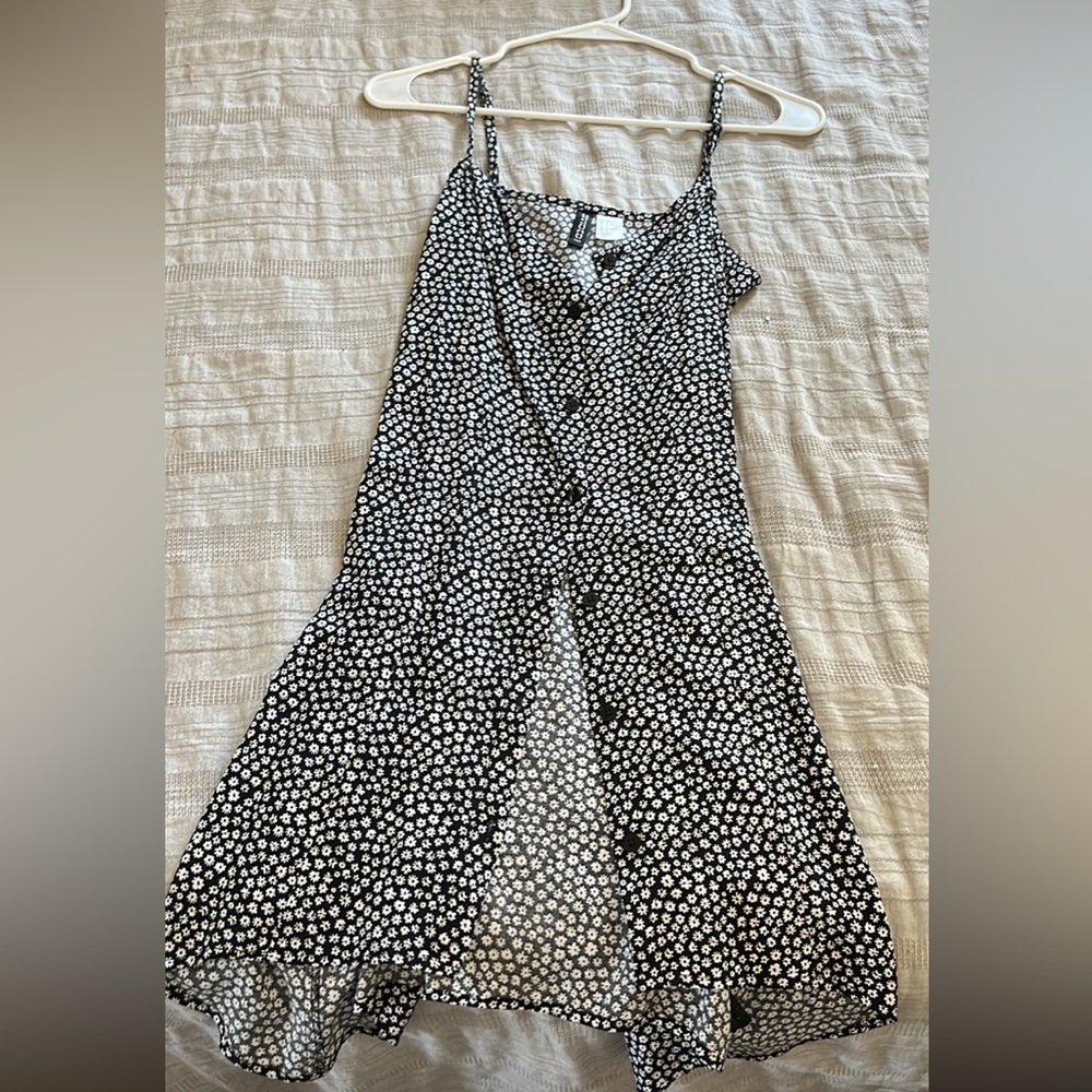 H and M mini floral dress Small